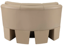 Luxury Bow Radius Pontoon Boat Seats (36")