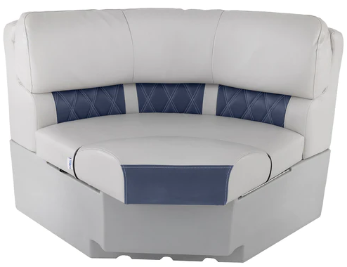 Luxury Bow Radius Pontoon Boat Seats (36")