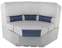 Luxury Bow Radius Pontoon Boat Seats (36")