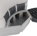 Luxury Bow Radius Pontoon Boat Seats (36")
