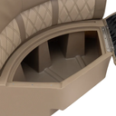 Luxury Bow Radius Pontoon Boat Seats (36")