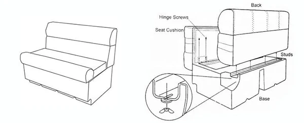 Pontoon Boat Seats (PG1553)