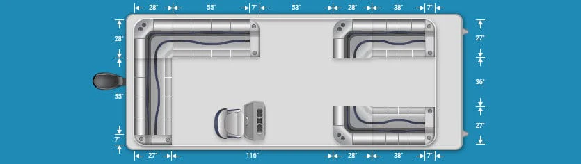 Pontoon Boat Seats (PG1570)