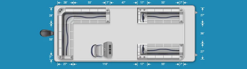 Pontoon Boat Seats (PG1776)