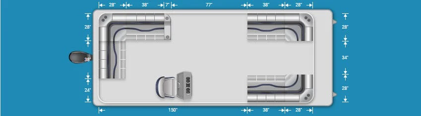 Pontoon Boat Seats (PG1598)