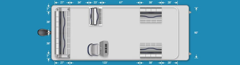 Pontoon Boat Seats (PG1573)