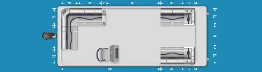 Pontoon Boat Seats (PG1597)