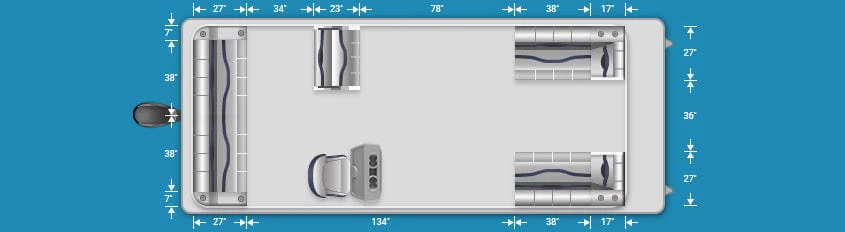 Pontoon Boat Seats (PG1582)