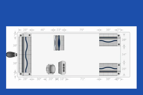 Pontoon Boat Seats (PG1576)