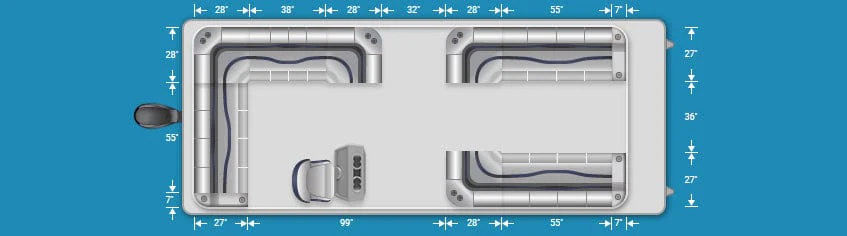 Pontoon Boat Seats (PG1562)