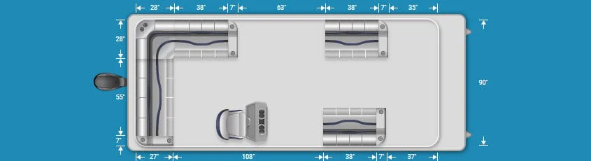 Pontoon Boat Seats (PG1566)