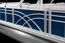 Stern Entry Sun Deck - 8' Wide Pontoon Fence Rail Package