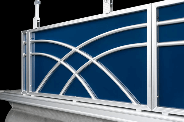 Stern Entry - 8' Wide Pontoon Fence Rail Package