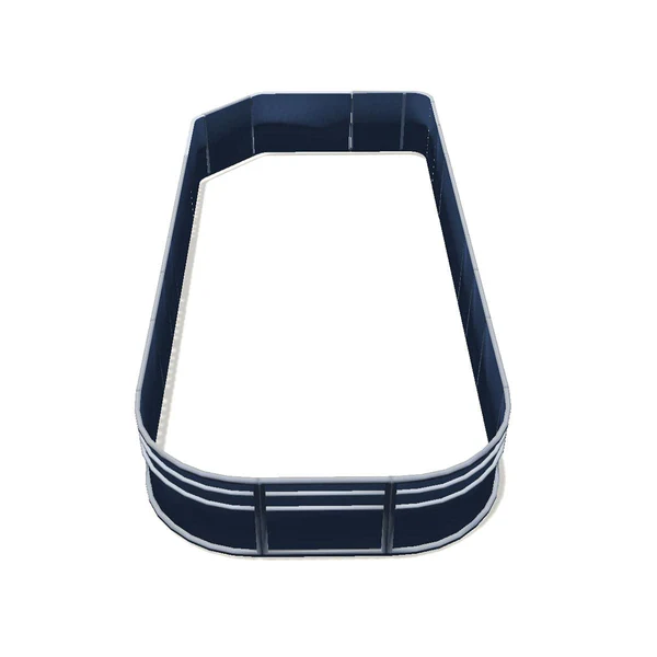 Stern Entry - 8' Wide Pontoon Fence Rail Package