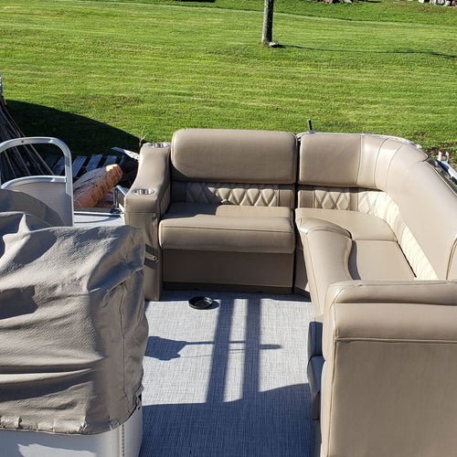 Left Lean Back Luxury Pontoon Boat Seats