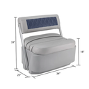 Luxury Flip Flop Pontoon Boat Seats