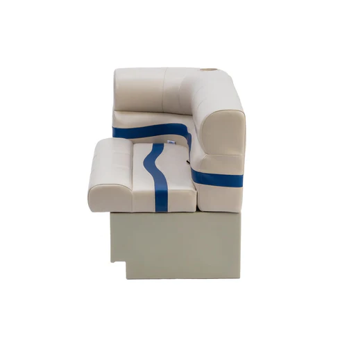 45" Right Premium Corner Bench Pontoon Seats