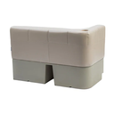 45" Right Premium Corner Bench Pontoon Seats