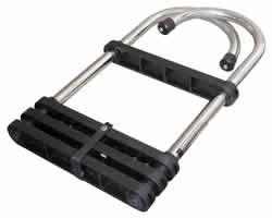 4 Step Removable Telescoping Pontoon Ladder 316 Stainless Steel