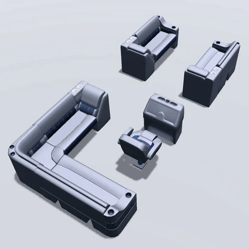 Pontoon Boat Seats (LG1564)