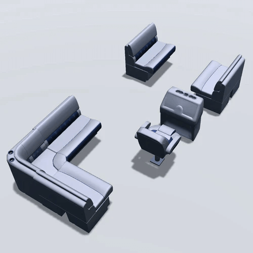 Pontoon Boat Seats (LG1595)