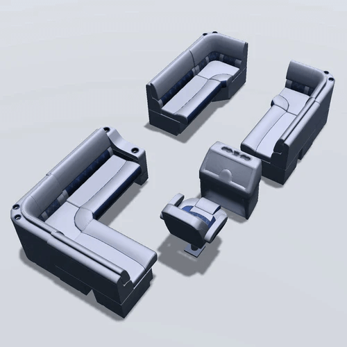 Pontoon Boat Seats (LG1598)