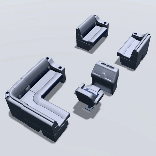 Pontoon Boat Seats (LG1596)