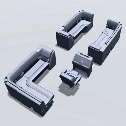 Pontoon Boat Seats (LG1842)