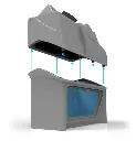 DeckMate Large Pontoon Console - Complete Helm Package