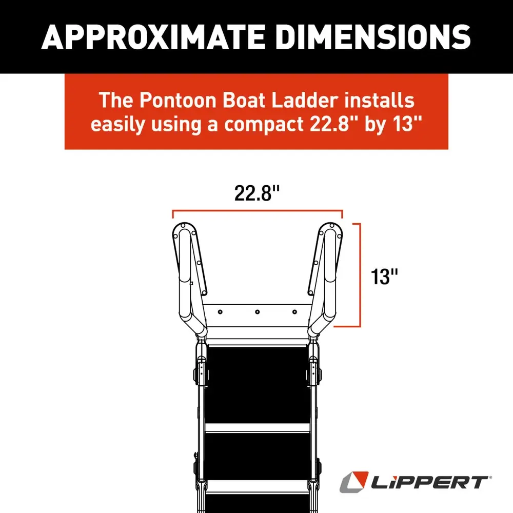 SureStep™ Pontoon Boat Ladder