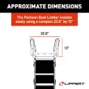 SureStep™ Pontoon Boat Ladder