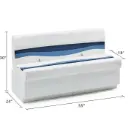 55" Classic Pontoon Boat Seat