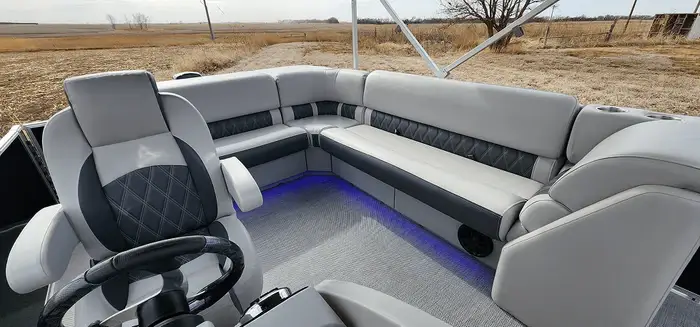 36" Bow Radius Luxury Pontoon Boat Seats