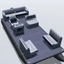 Pontoon Boat Seats (LG1573)