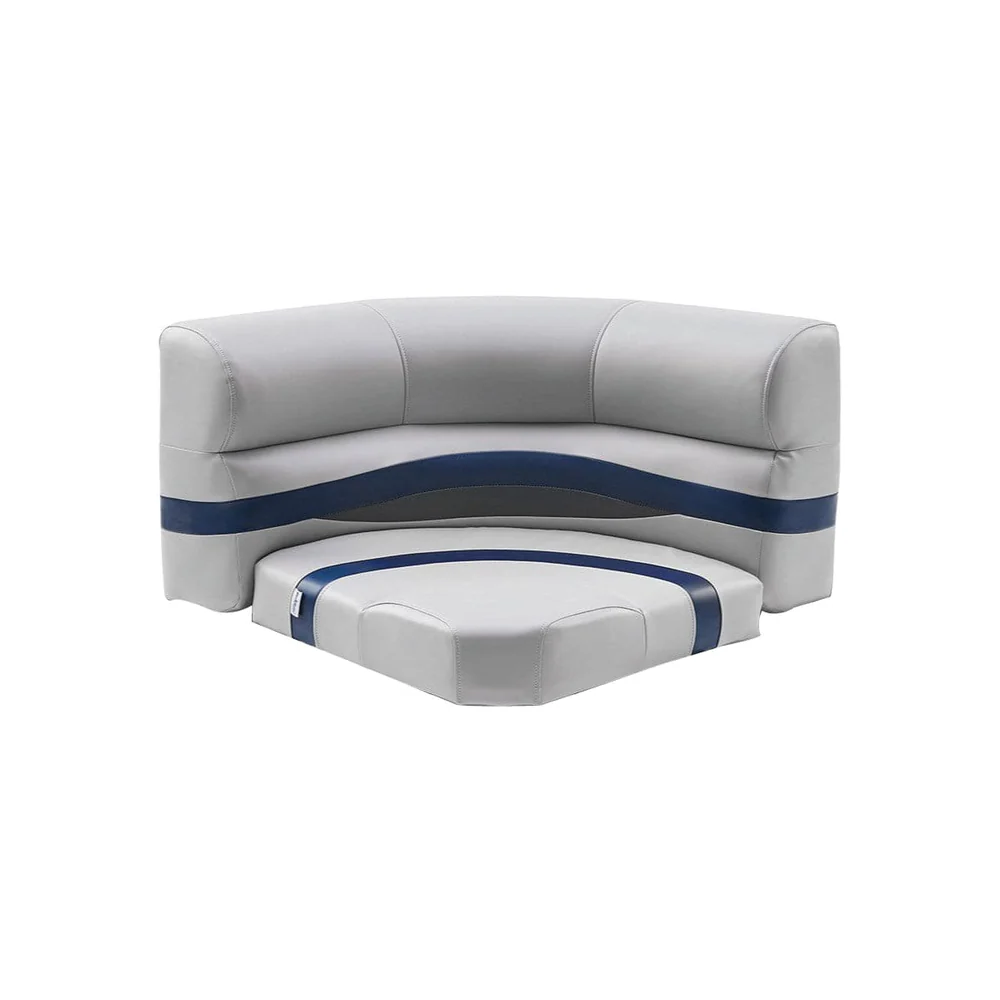 30" Radius Premium Pontoon Corner Cushions Only