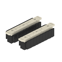 8″ X 60″ DOCK SECTION