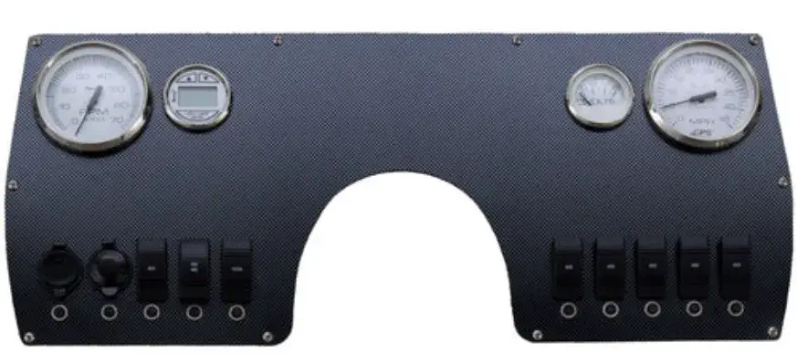 Gauge and Switch Panel for Small Driving Console