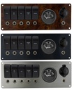 Deluxe 5 Switch Boat Panel - Plug and Boat