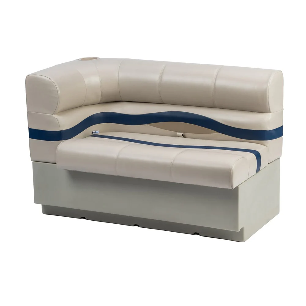 45" Right Premium Corner Bench Pontoon Seats