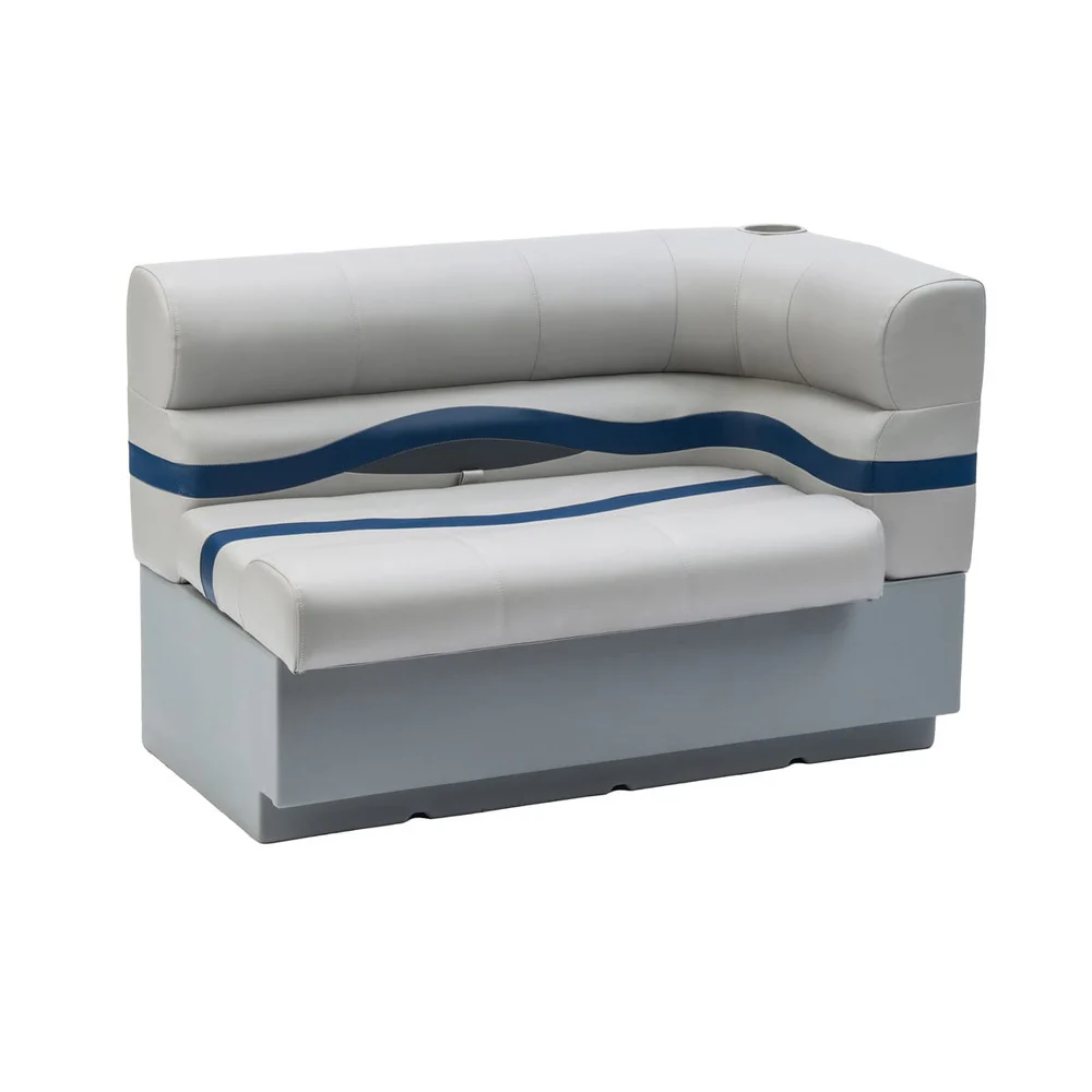 45" Left Premium Corner Bench Pontoon Seats