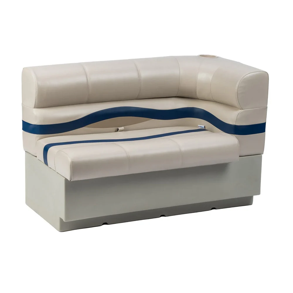 45" Left Premium Corner Bench Pontoon Seats