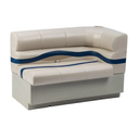 45" Left Premium Corner Bench Pontoon Seats