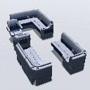 Pontoon Boat Seats (LG1598)