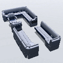 Pontoon Boat Seats (LG1778)