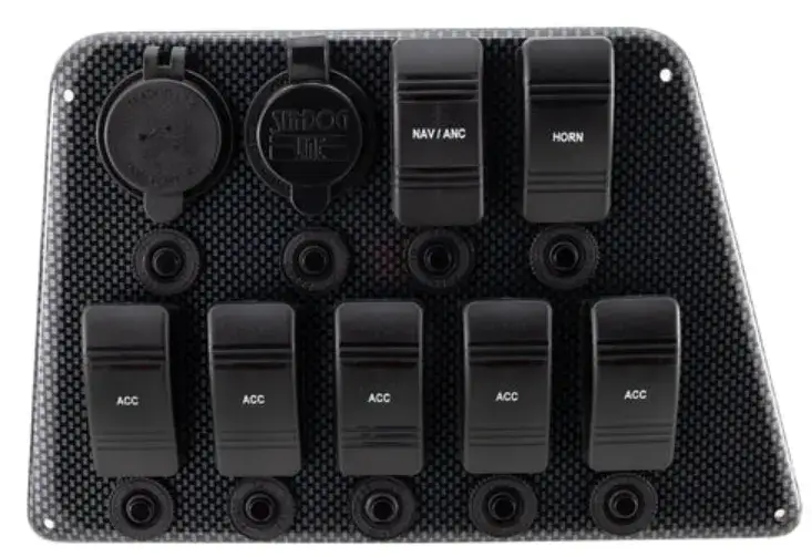 DeckMate Pontoon Console Switch Panel