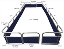 21'6" CLassic Pontoon Fence Package
