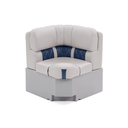 Luxury Corner Pontoon Boat Seats (28")