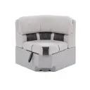 Luxury Bow Radius Pontoon Boat Seats (30")