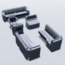 Pontoon Boat Seats (LG1581)