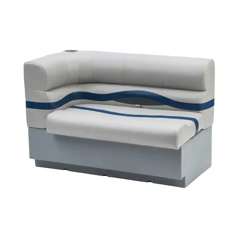 45" Right Premium Corner Bench Pontoon Seats